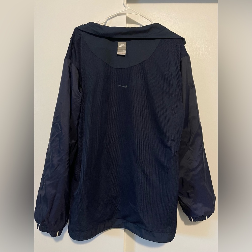 Men’s Vintage Y2K Navy Blue Windbreaker (XL) by Nike - Picture 5 of 6